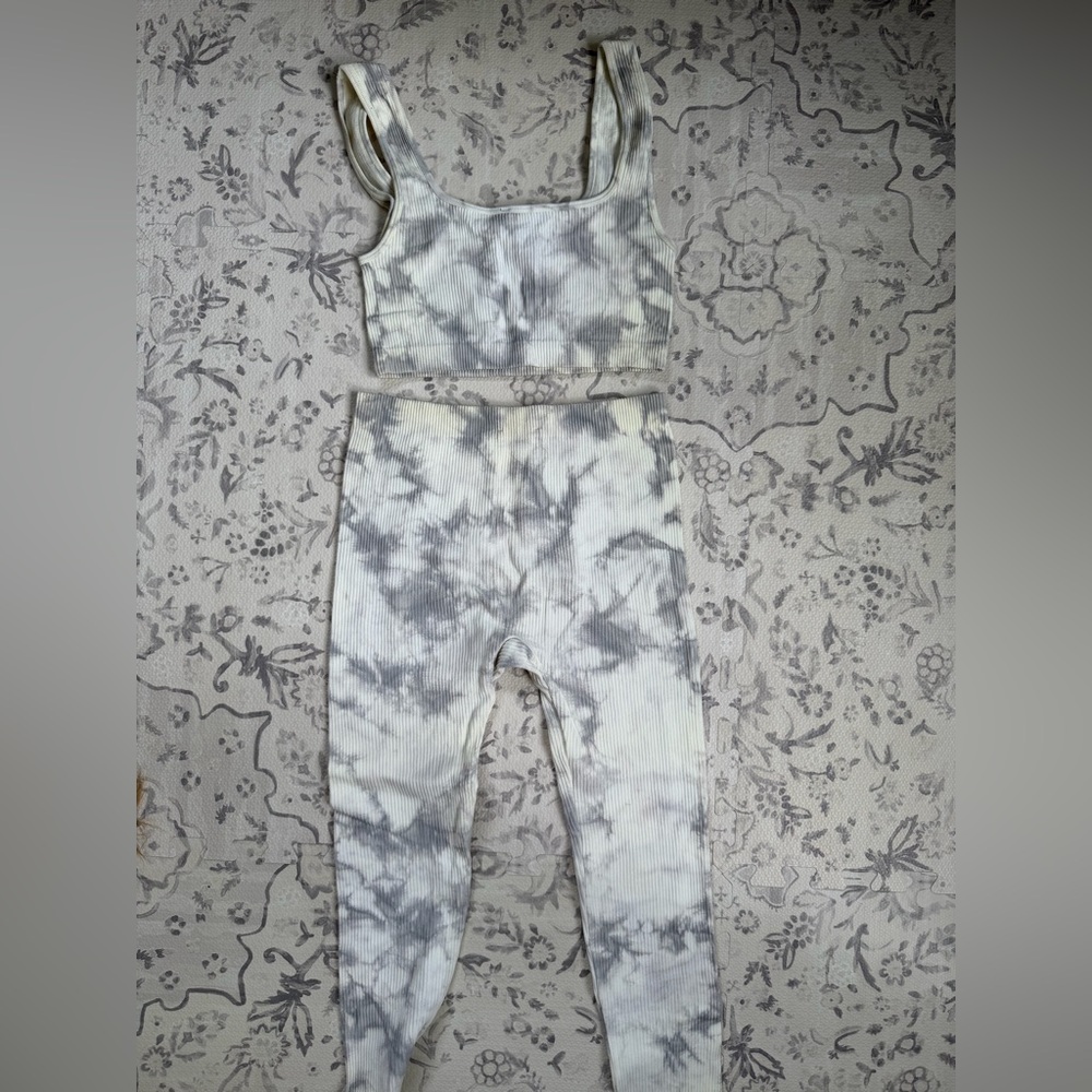 Zara Gray Tie-Dye Women's Jumpsuit